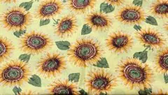 ◆お値下げ◆ ハンドメイド ハギレ ひまわり 50C