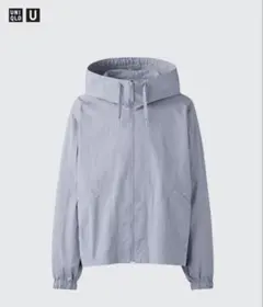 UNIQLO U フーデッドブルゾン XL グレー