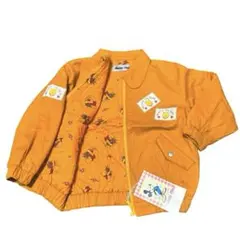 新品　タグ付き　プーさん　黄色ジャケット　レトロ　レア　ディズニー　110cm