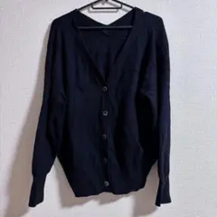 LOWRYS FARM 黒カーディガン