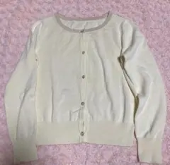 クリーム色 カーディガン Fサイズ