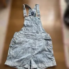 GAP ライトブルー デニムオーバーオール xs