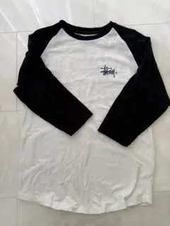 005【希少XLサイズ】ステューシー♤ビッグロゴ　ラグランTシャツ　即完売モデル 202-902506230004_1.jpg