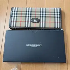 BURBERRY 長財布 ノバチェック ロゴプレートのサムネイル