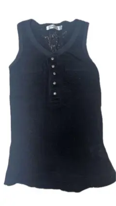 平成ギャル グランジ ノースリーブ タンクトップ y2k パンク