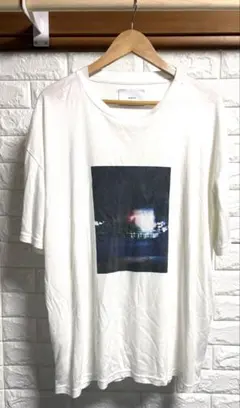 steinシュタイン　フォトプリント クルーネックTシャツMユーズド