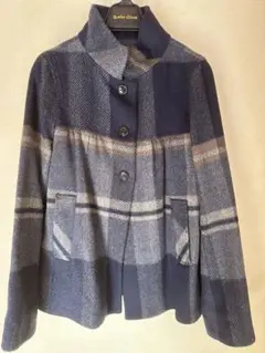 ZARA WOMAN ウールコート EU 36 チェック柄