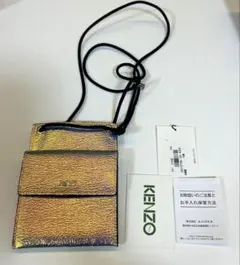 KENZO ケンゾー メタリック ミニショルダーバッグ タグ付き - メルカリ