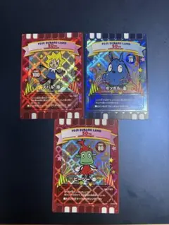 ぐるり森　カード　すばるランド　50th 3枚セット　ポッポル　スバル　ビージー