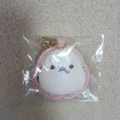 シマエナガもこもこ刺繍キーホルダー
