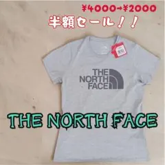 USモデル ノースフェイス コットン 綿 混 半袖 ロゴ プリント Tシャツ