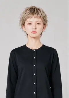 tricot COMME des GARÇONS コットン カーディガン 黒のサムネイル