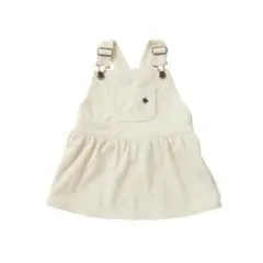 ポロビーシーエス コーデュロイ ジャンスカ アイボリー