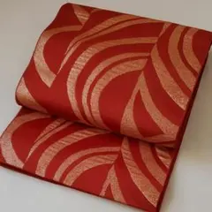 正絹　袋帯　昭和レトロ