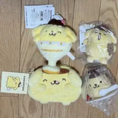 ②ポムポムプリン びっくりぬいぐるみs ぴょーんマスコット 2つセット