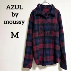 アズールバイマウジー（M）チェック柄 長袖シャツのサムネイル