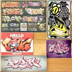 ② グラフィティー ステッカー 5枚セット graffiti グラフィティ