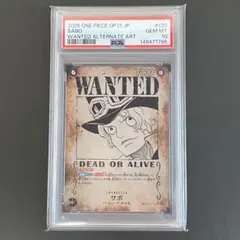 ワンピース ワンピースカード SP WANTED 手配書 サボ PSA10 - メルカリ