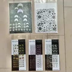 レジン用　箔シール　CA東京　天体・魔法陣等セット　キラキラ　オーロラシール18