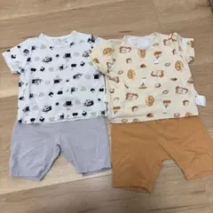 ベビーパジャマ 上下セット ユニクロ　パンどろぼう　2点セット