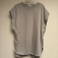 GU グレー ノースリーブ Tシャツ Mサイズ