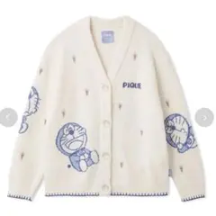 【プレゼント包装】ジェラピケ ドラえもん ベビモコジャガードカーディガン