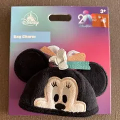 香港ディズニーランド20周年ミニーマウス バッグチャーム