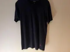 Polo Ralph Lauren ブラックTシャツ（ロゴ刺繍入り）
