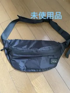 Kiu キウ ボディバッグ/ウエストポーチ ブラック メンズ レディース