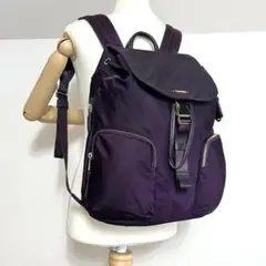 希少色 TUMI リーヴァス バックパック ブラックベリー レディースのサムネイル