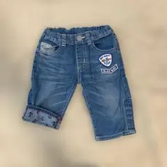 ラ*✨様 ミキハウス　デニム　ハーフパンツ　100cm