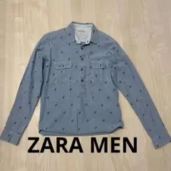 ZARA MAN 襟付き長袖シャツ