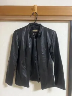 ラムレザー 本革 ジャケット レディース 羊革 柔らかい 軽量 秋冬