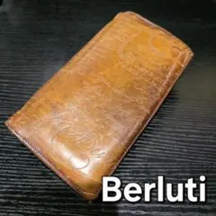 ベルルッティ ベネチアンレザー カリグラフィ ステッチ カードケース