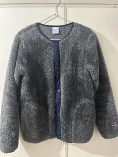 Champion ボアジャケット グレー