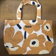 マリメッコ marimekko トートバッグ　ウニッコ　ベージュ