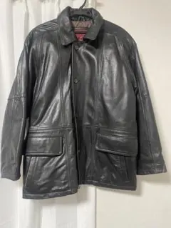 【美品】90s 古着レザージャケット　羊革　ラムレザー　本革　vintage