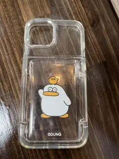 ODUNG 透明 iPhoneケース キャラクター