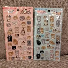 ふくふくにゃんこ ぷくにゃんシール 2枚セットのサムネイル