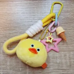 mojojojo ぬいぐるみ ひよこ黄色 ストラップ じゃらじゃらキーホルダー