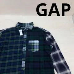 GAP ギャップ 長袖切り替えフランネルシャツ 未使用品