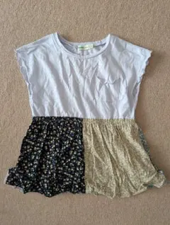 BEAMSミニフラワープリント Tシャツ 120cm　匿名発送