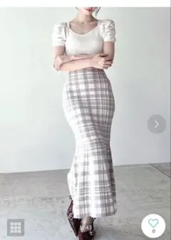 RESEXXY ショルダーオープンマーメイドニットワンピース