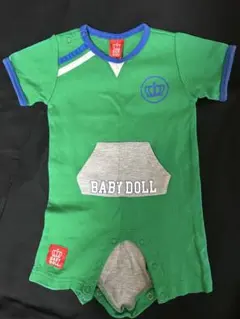 BABYDOLL ベビードール ロンパース 70サイズ 半袖 グリーン