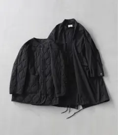 remer M65 ルーズミリタリーコート チャコールグレー Lサイズ remer（リメール）の「【M65】loose military coat (3WAY) / M65ルーズ