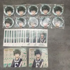ヒロアカ ジャンプGIGA 緑谷出久 缶バッジ5点 カード1点 まとめ売り ヒロアカ ジャンプGIGA 緑谷出久 缶バッジ5点 カード1点 まとめ売り