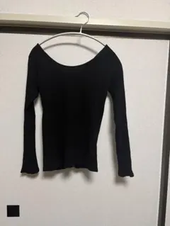 CECIL McBEE 黒 長袖シャツ