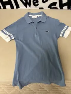 LACOSTE ラコステ ポロシャツ フランス製 ブルー　2のサムネイル