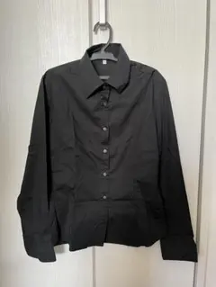 無印良品 長袖シャツ ブラック Mサイズ