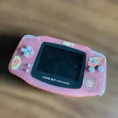 ゲームボーイアドバンス クリアピンク 本体　動作確認済み　送料込みです★